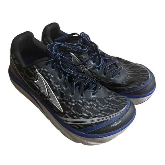 Men US-7 Altra Torin IQ Zero Drop Sneakers Shoes Black Blue Running Road Racing main image 8
